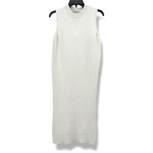 CO Long Sleeveless Knit Sweater Side Slits Womens Size Small 2020